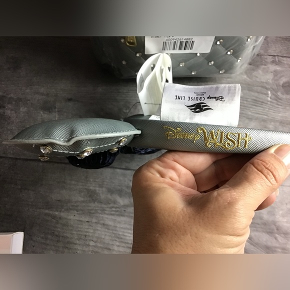 Disney cruise line Loungefly wish inaugural mini backpack & ears headband -new - Picture 4 of 11